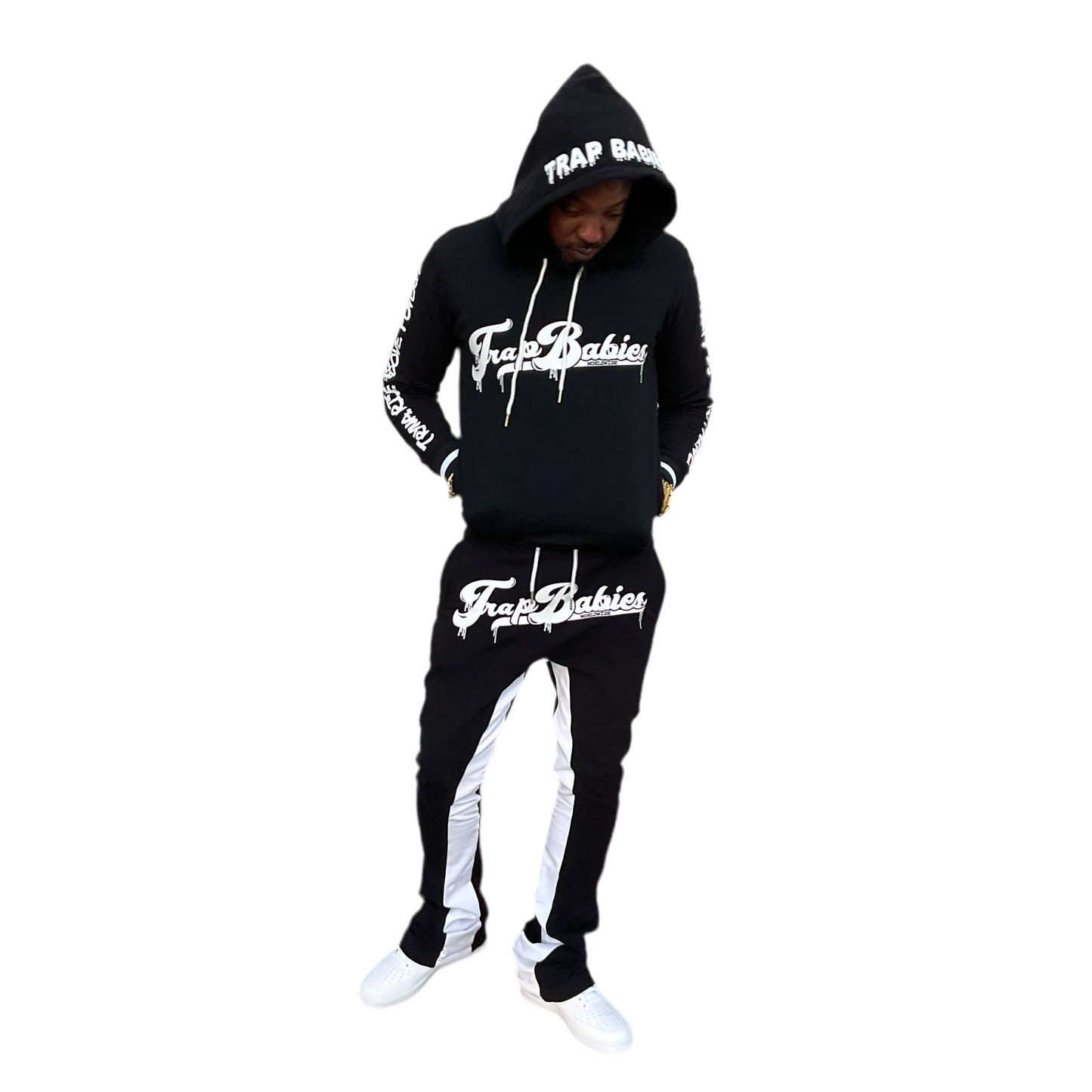 Trap Babies Worldwide Signature Stacked Sweatsuit