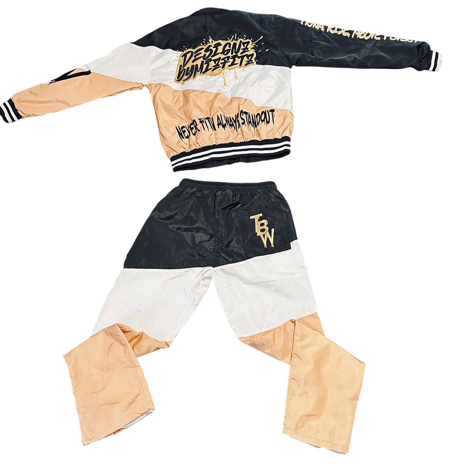 Tri-Colored Signature Windbreaker Set