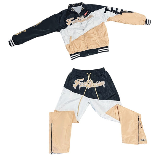 Tri-Colored Signature Windbreaker Set